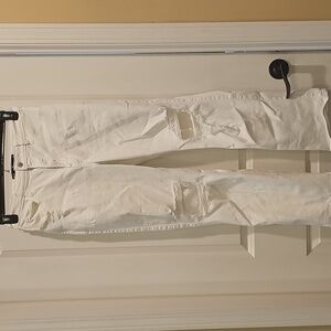 Hollister White High-Rise Jeans